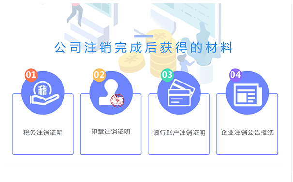鄭州公司注銷(xiāo)成功，你會(huì)拿到如下材料